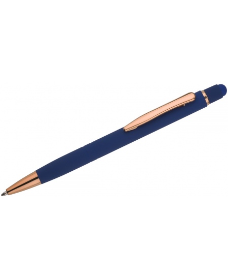 Automātiskā lodīšu pildspalva DIORI, 0,7 mm, zils korpuss, zila