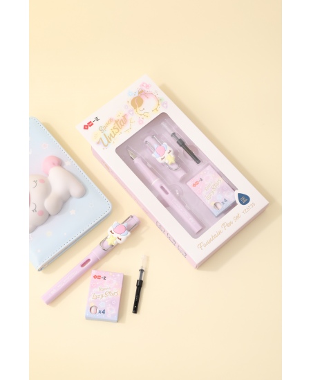 Tintes pildspalva ar kapsulām un tintes sūkni SQUISHY Unicorn