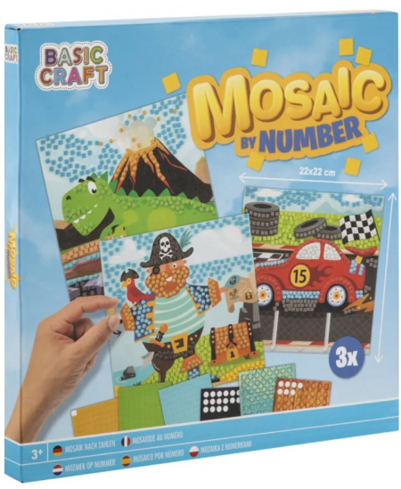Uzlīmju mozaīka pēc skaitļiem GRAFIX Pirate