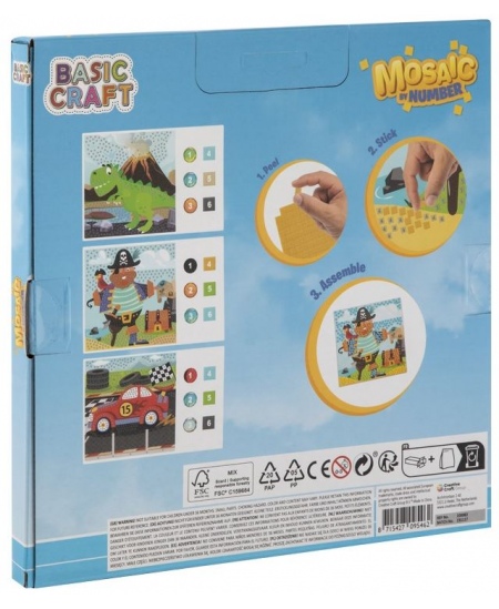 Uzlīmju mozaīka pēc skaitļiem GRAFIX Pirate