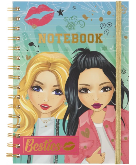 Piezīmju grāmatiņa BESTIES Draudzes, A5, 60 lapas