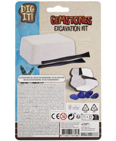 Fosiliju rakšanas komplekts GRAFIX Akmeņi