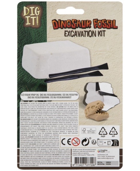 Fosiliju rakšanas komplekts GRAFIX Dinozaurs