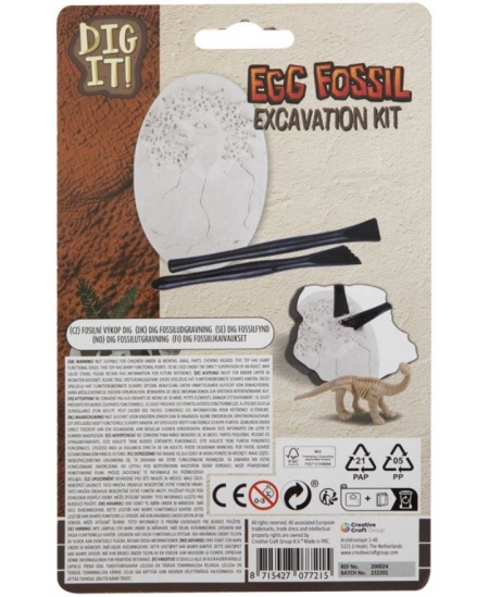 Fosiliju rakšanas komplekts GRAFIX Ola