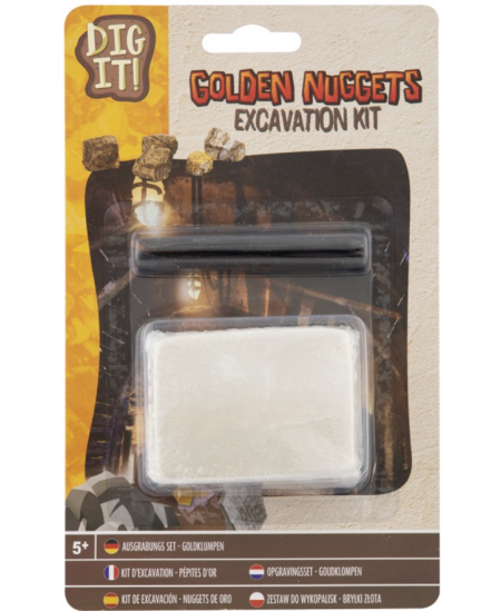 Fosiliju rakšanas komplekts GRAFIX Zelta gabaliņi