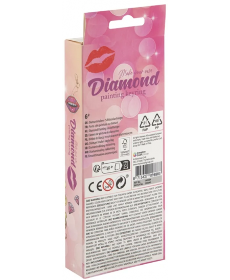 Dimantu puzle-atslēgu piekariņš BESTIES Skūpsts