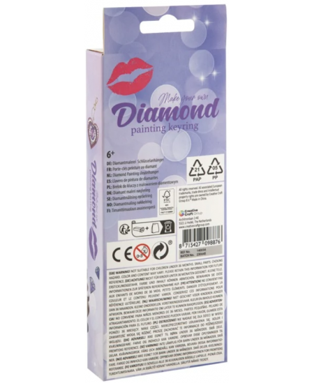 Dimantu puzle-atslēgu piekariņš BESTIES Sirsniņa