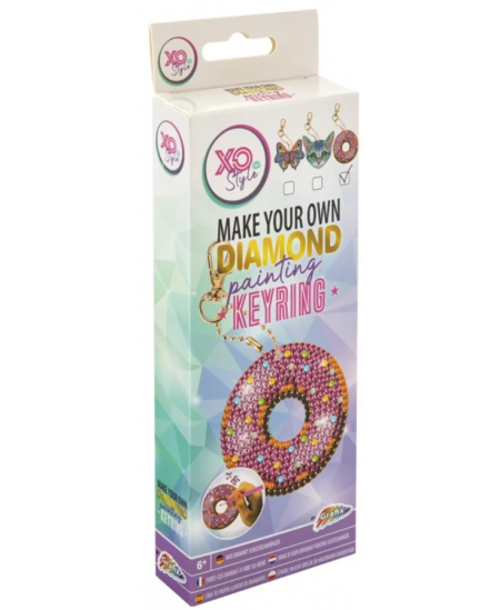 Dimantu puzle-atslēgu piekariņš XO STYLE Donut