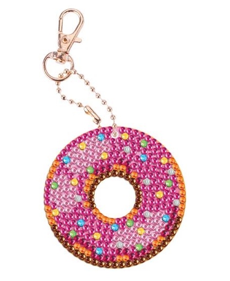 Dimantu puzle-atslēgu piekariņš XO STYLE Donut