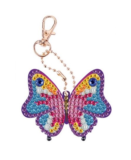 Dimantu puzle-atslēgu piekariņš XO STYLE Tauriņš