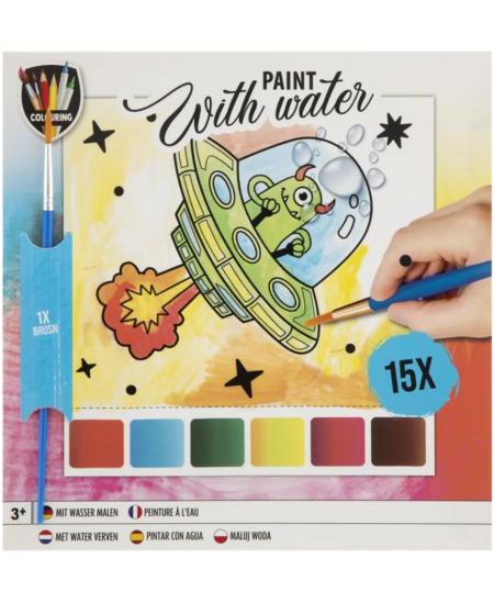 GRAFIX akvareļu krāsojamo mašīnu komplekts Rocket, 15 attēli