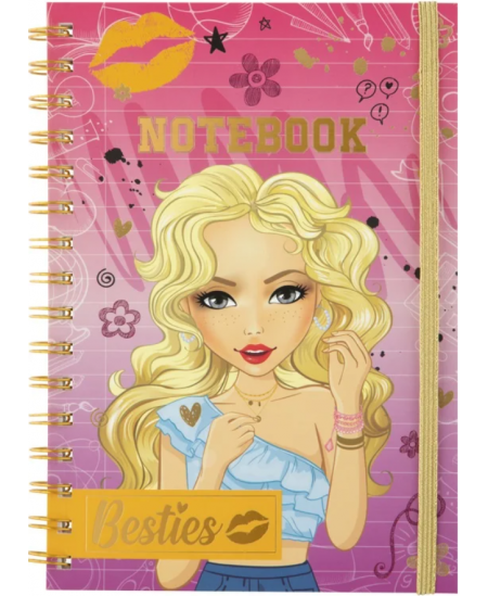 Piezīmju grāmatiņa BESTIES Gaišmate, A5, 60 lapas