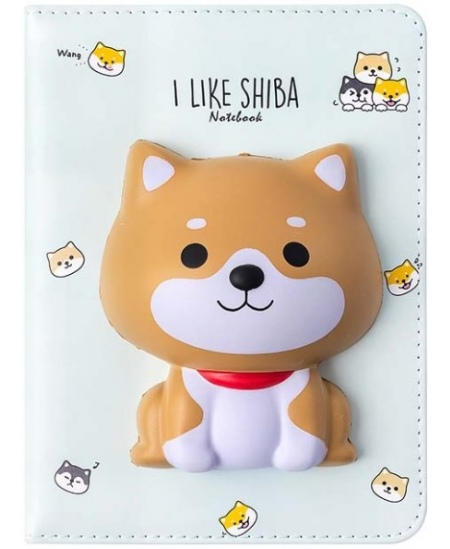 Piezīmju grāmatiņa SQUISHY Dog, 128 lapas
