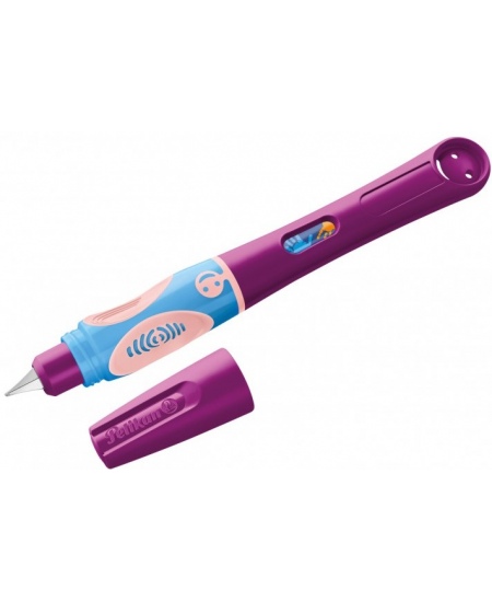 Tintes pildspalva PELIKAN Griffix-4, kreiļiem, Sweet Berry, blisterī