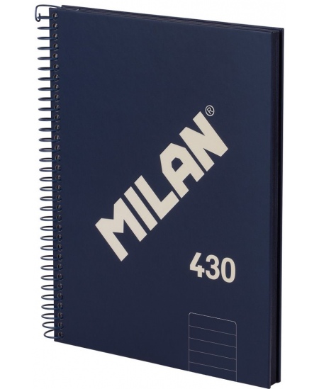 Piezīmju grāmatiņa cietajos vākos MILAN, A5, 80 lapas, līnijveida