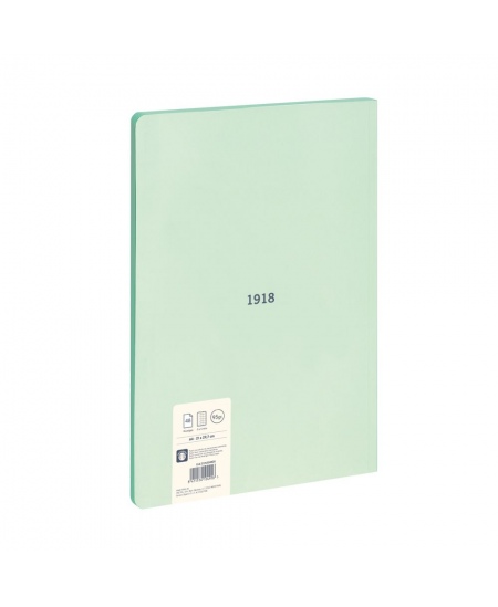 Piezīmju grāmatiņa MILAN, A4, 48 lapas, rūtiņu, zaļa