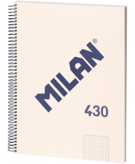 Piezīmju grāmatiņa MILAN cietajos vākos, A4, 80 lapas, rūtiņu formā