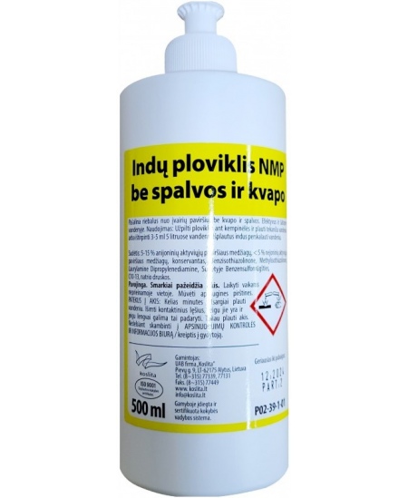 Trauku mazgāšanas līdzeklis NMP bez krāsas un aromāta, 500 ml