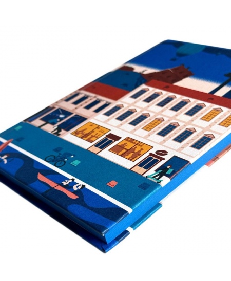 Piezīmju grāmatiņa VILNIUS, A5, punkti-līnijas