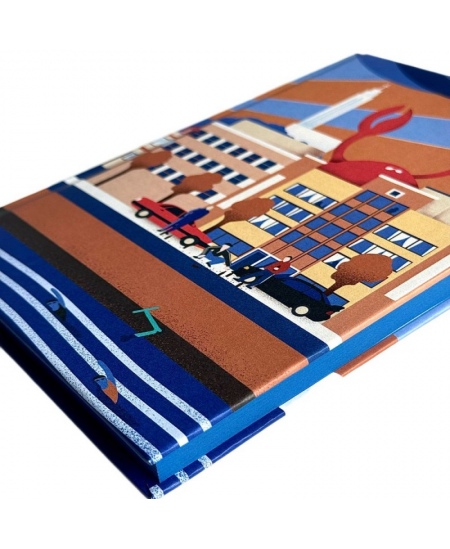 Piezīmju grāmatiņa KAUNAS, A5, punkti-līnijas