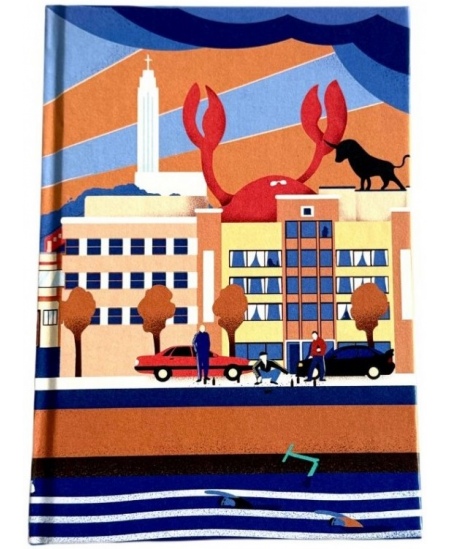 Piezīmju grāmatiņa KAUNAS, A5, punkti-līnijas