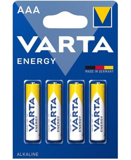 Baterijas Varta Alkaline Energy LR3 (AAA), 4 gab.