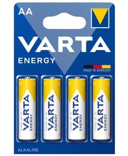 Baterijas Varta Alkaline Energy LR06 (AA), 4 gab.
