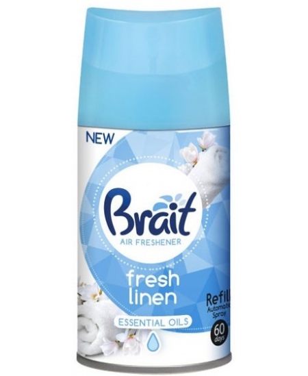 Automātiskā gaisa atsvaidzinātāja uzpilde BRAIT FRESH LINEN, 250 ml