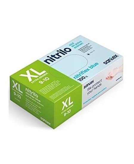 Vienreizlietojamie nitrila cimdi SANTEX, XL izmērs, 100 gab.