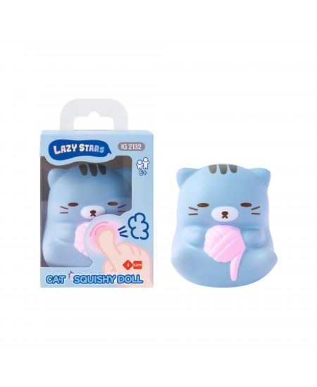 Elastīga spiežamā rotaļlieta SQUISHY Cat