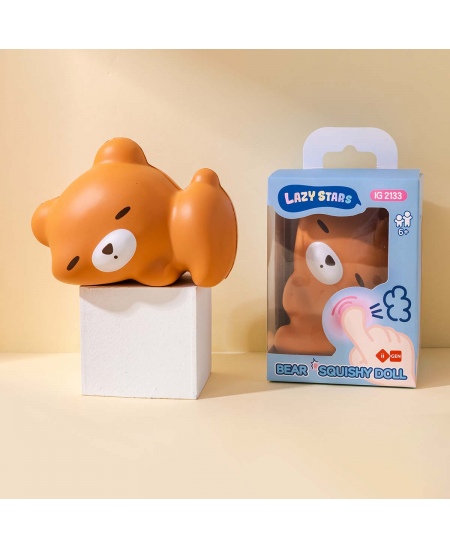 Elastīga spiežamā rotaļlieta SQUISHY Bear