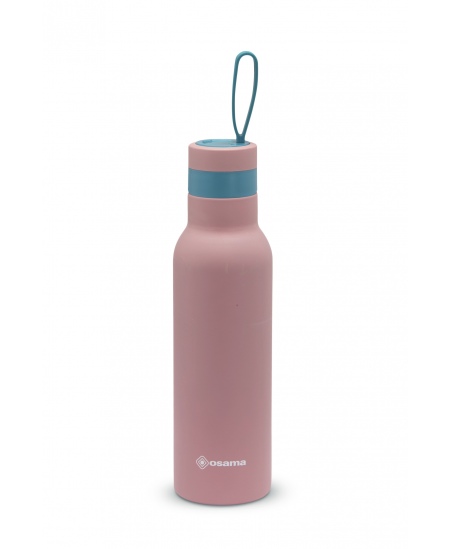 Antibakteriālā termopudele OSAMA Pink, 500 ml