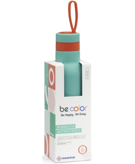 Antibakteriālā termopudele OSAMA Light Green, 500 ml