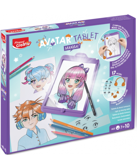 Gaismas zīmēšanas tāfele MAPED Creativ Avatar Studio Manga