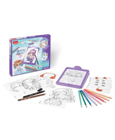 Gaismas zīmēšanas tāfele MAPED Creativ Avatar Studio Manga