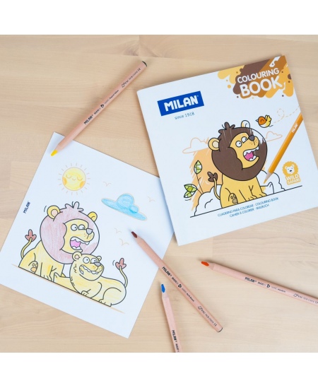 Krāsojamā grāmatiņa MILAN Wild Safari