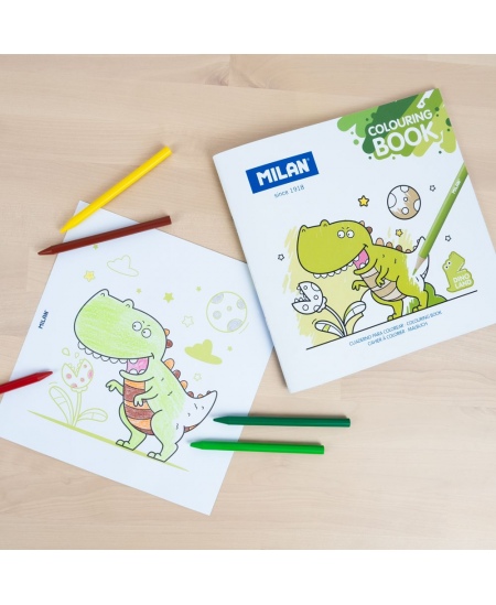 Krāsojamā grāmatiņa MILAN Dino Land