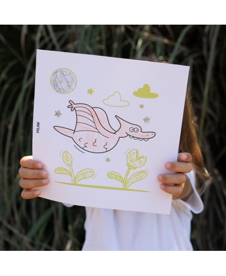 Krāsojamā grāmatiņa MILAN Dino Land