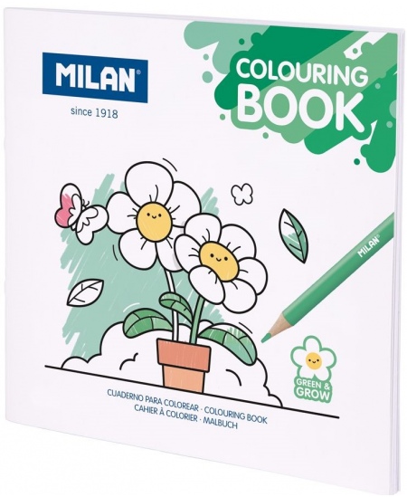 Krāsojamā grāmatiņa MILAN Green & Grow