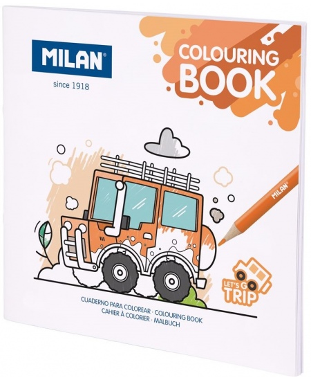 Krāsojamā grāmatiņa MILAN Let´s Go Trip