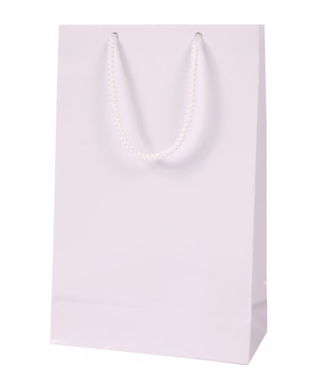 Dāvanu maisiņš, 25x16x7 cm, balts