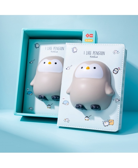 Piezīmju grāmatiņa SQUISHY Penguin, 128 lapas