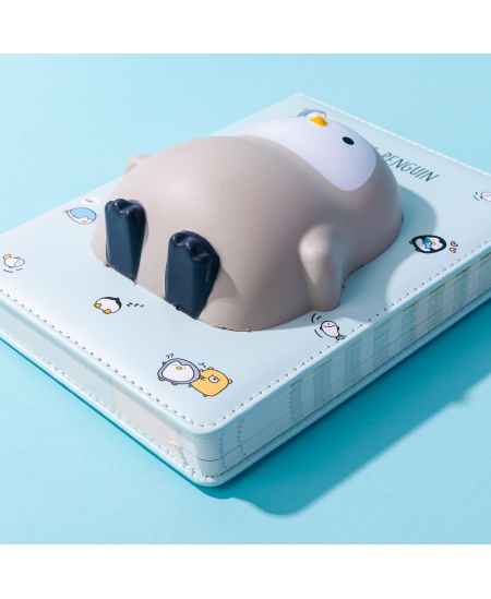 Piezīmju grāmatiņa SQUISHY Penguin, 128 lapas