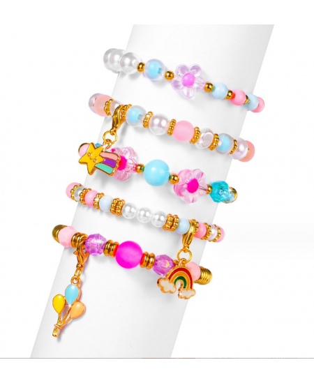 Aproču izgatavošanas komplekts LITTLE PRINCESS Pērles un ziedi, 5 gab.