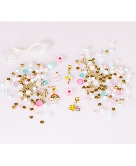 Aproču izgatavošanas komplekts LITTLE PRINCESS Pērles un ziedi, 5 gab.