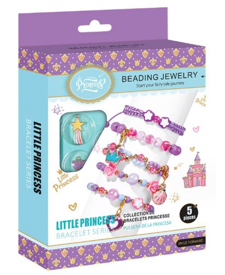 Aproču izgatavošanas komplekts LITTLE PRINCESS Kronis un gliemežvāks, 5 gab.