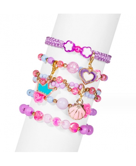 Aproču izgatavošanas komplekts LITTLE PRINCESS Kronis un gliemežvāks, 5 gab.