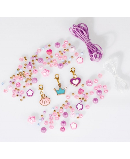 Aproču izgatavošanas komplekts LITTLE PRINCESS Kronis un gliemežvāks, 5 gab.