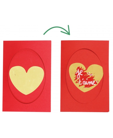 Nokasāmas uzlīmes slēptiem ziņojumiem LOOLIPO Gold, 36 gab.