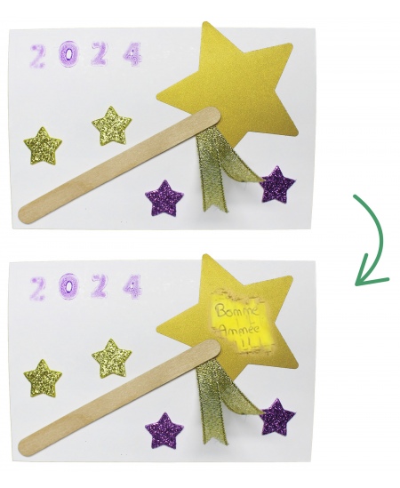 Nokasāmas uzlīmes slēptiem ziņojumiem LOOLIPO Gold, 36 gab.